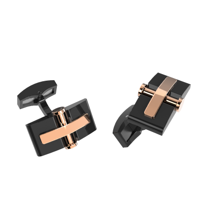 High Quality Swank Cross Stainless Steel Custom Cufflink