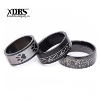 Wholesale New Design Black Stainless Steel Gay Men Finger Ring